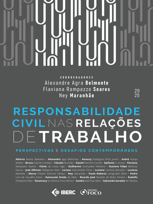 cover image of RESPONSABILIDADE CIVIL NAS RELAÇÕES DE TRABALHO--1ª ED--2025